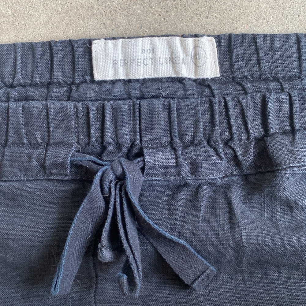 Not Perfect Linen Drawstring Pants - Picture 2 of 4